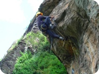 Rock climbing