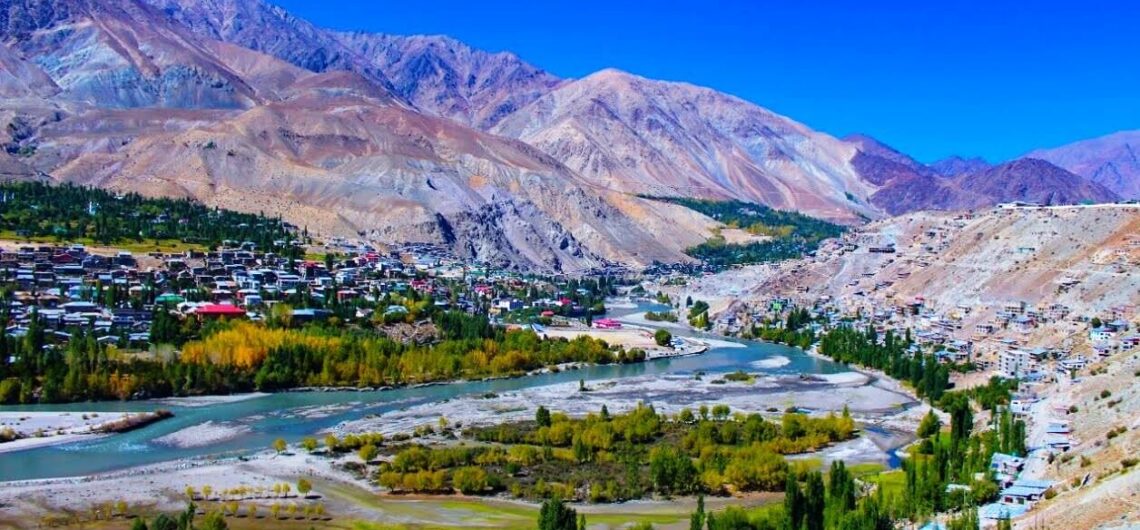 Kargil town of Ladakh