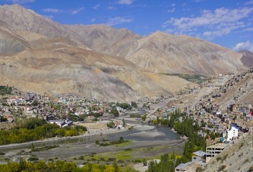 Kargil town in Ladakh