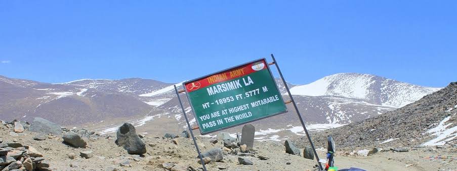 Marsimik la pass in Ladakh