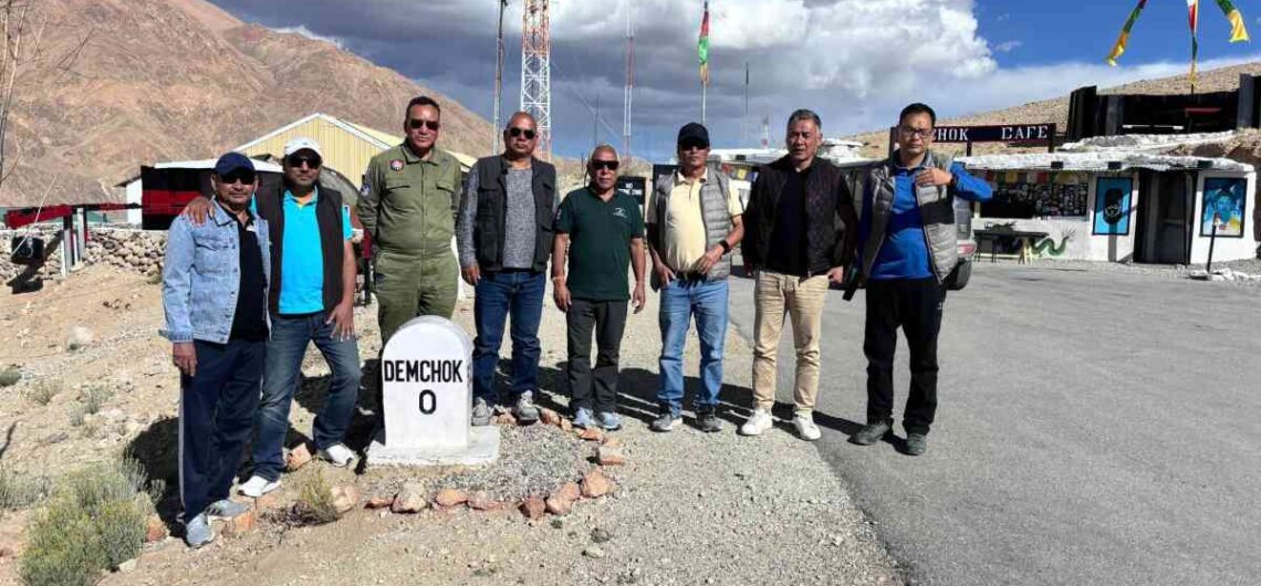 Demchok village in Ladakh