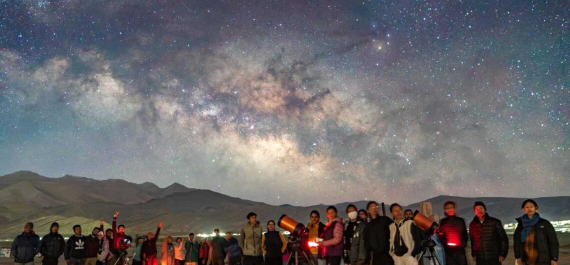 Astro-tourism stargazing is becoming popular in Leh Ladakh