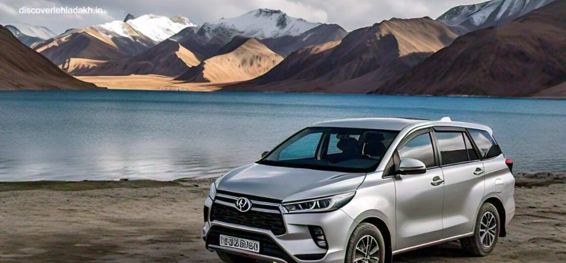 A car at Pangong Lake in Ladakh (representational image)