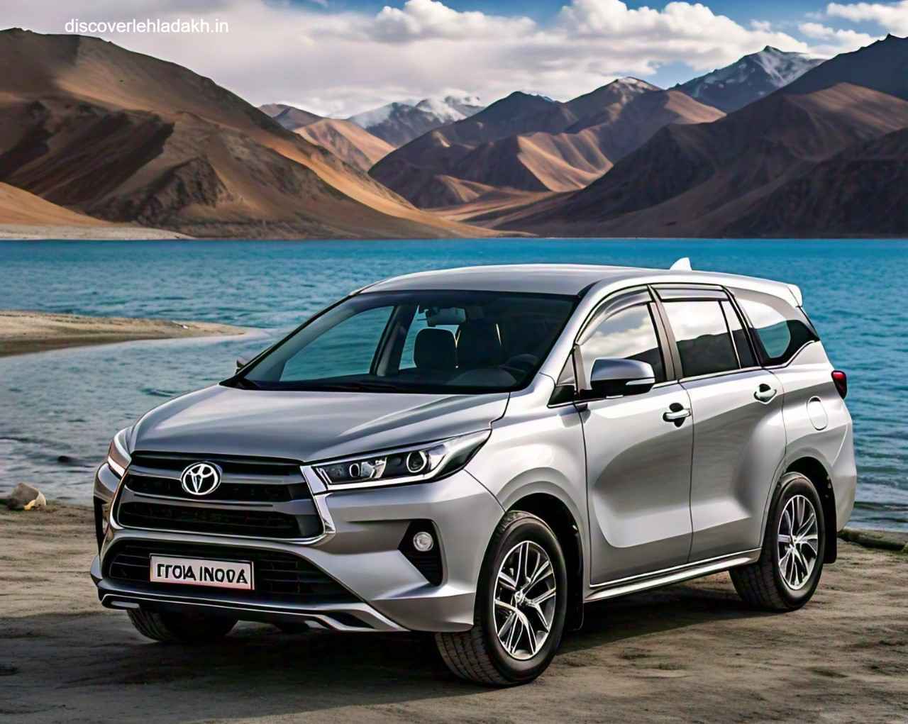 A car at Pangong Lake in Ladakh (representational image)