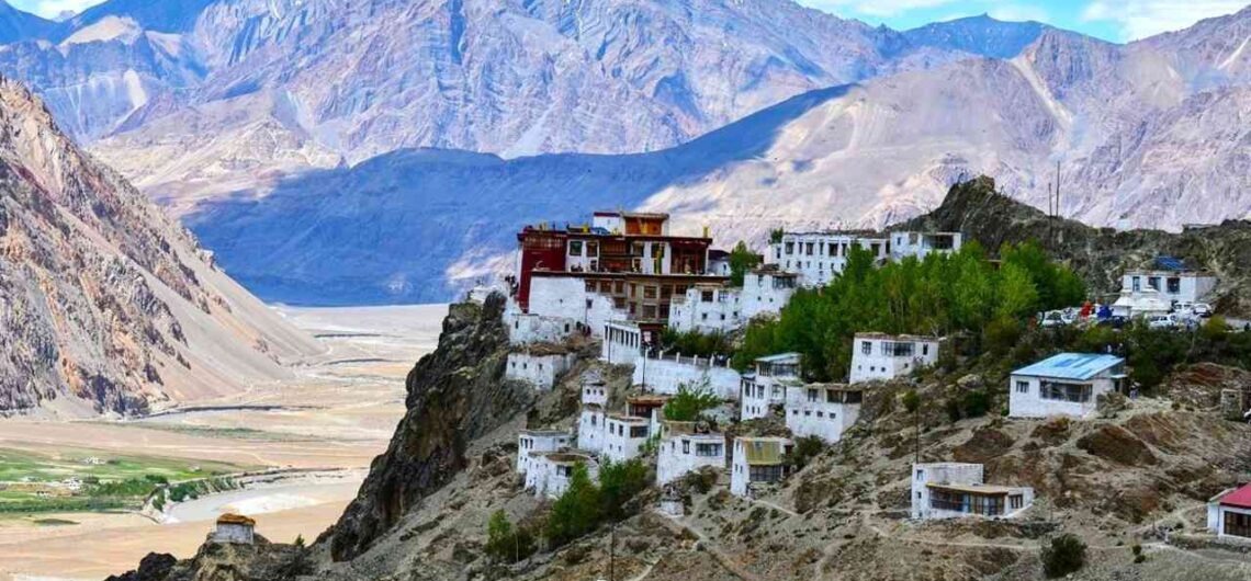 Stongdey Monastery in Zanskar Valley of Ladakh