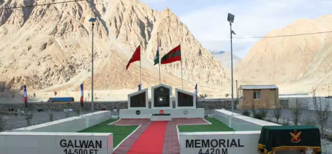 Galwan War Memorial at Galwan Valley in Ladakh