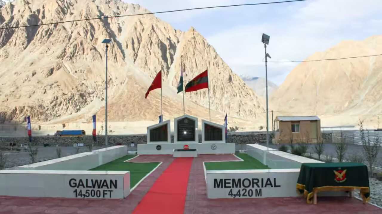 Galwan War Memorial at Galwan Valley in Ladakh